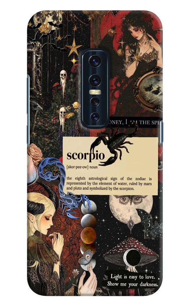 Scorpio Zodiac Vivo V17 Pro Hard Case Back Cover by Casekaro