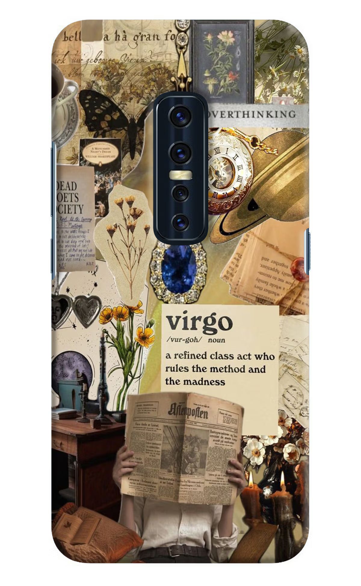 Virgo Zodiac Vivo V17 Pro Hard Case Back Cover by Casekaro