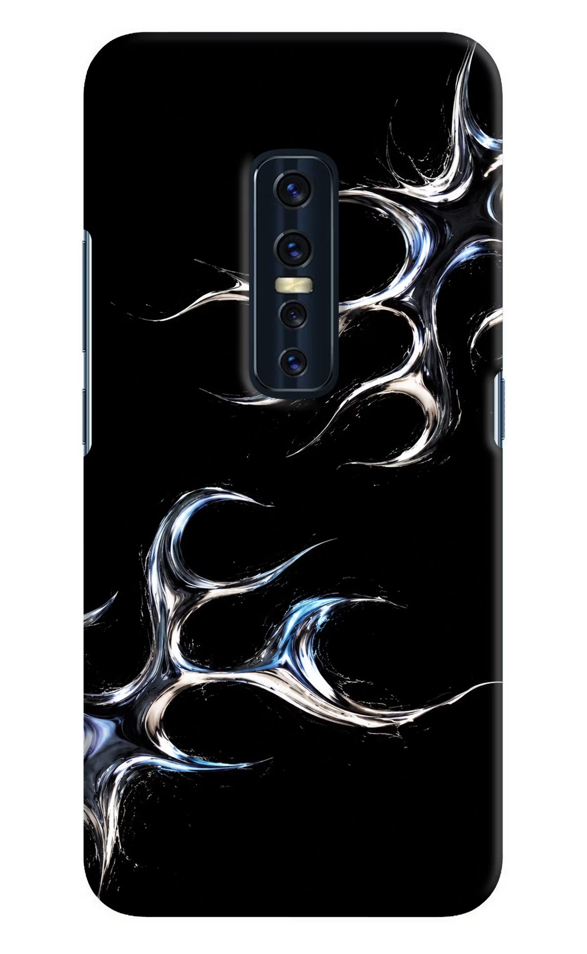 Chrome Tribal Vivo V17 Pro Hard Case Back Cover by Casekaro