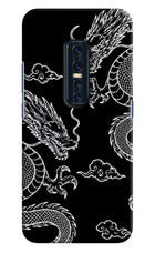 Twin Dragons Vivo V17 Pro Hard Case Back Cover by Casekaro