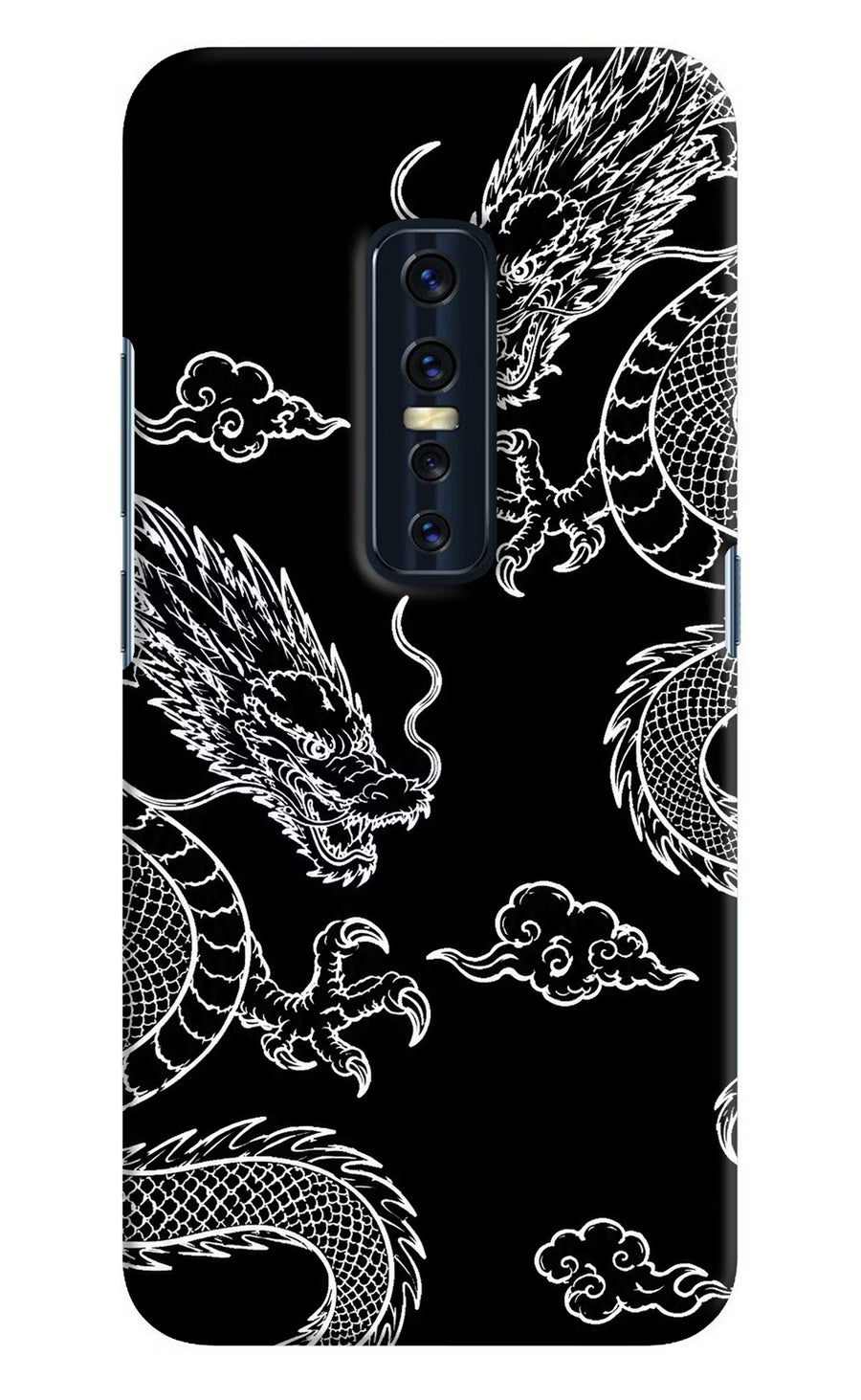 Twin Dragons Vivo V17 Pro Back Cover, Hard case