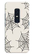 Spider Web Vivo V17 Pro Hard Case Back Cover by Casekaro