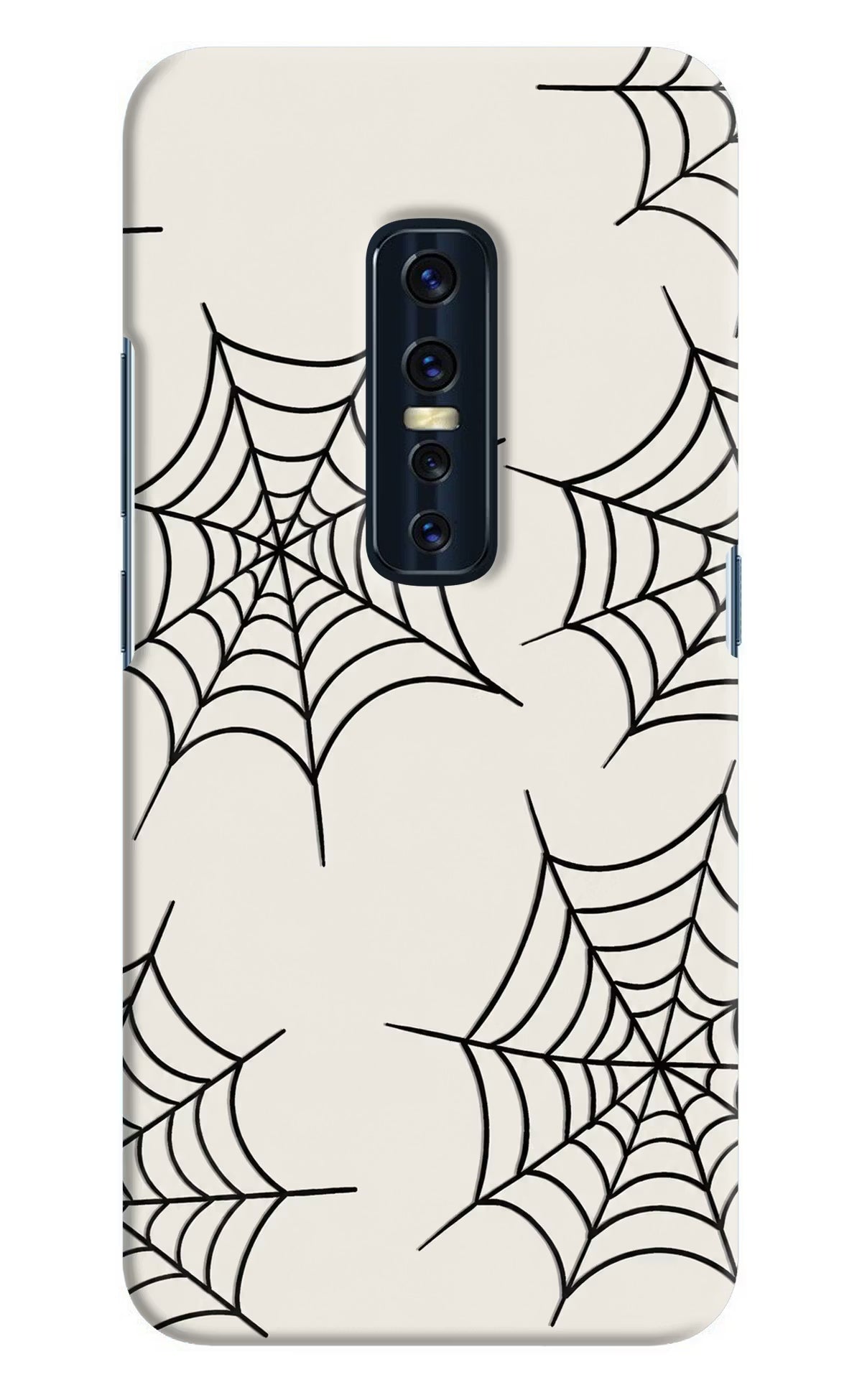 Spider Web Vivo V17 Pro Hard Case Back Cover by Casekaro