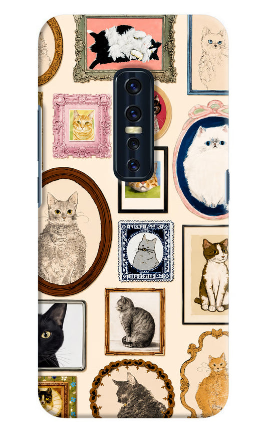 Mirror Cats Vivo V17 Pro Hard Case Back Cover by Casekaro