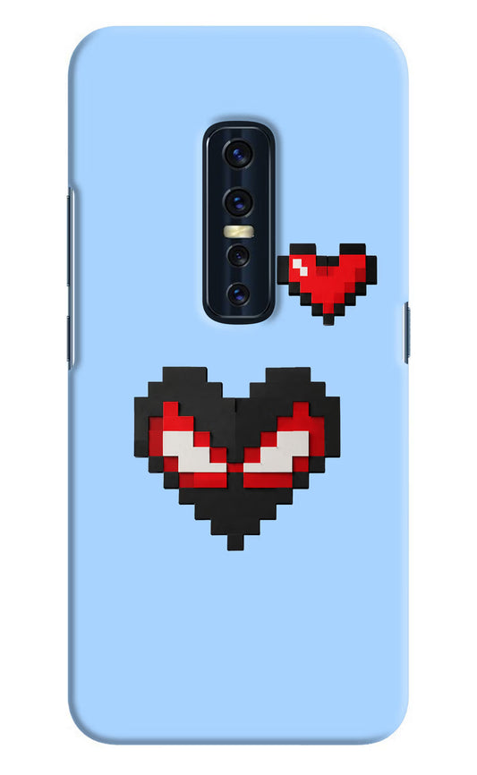 Peter Heart Vivo V17 Pro Hard Case Back Cover by Casekaro