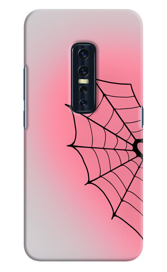 Pink Web Vivo V17 Pro Hard Case Back Cover by Casekaro