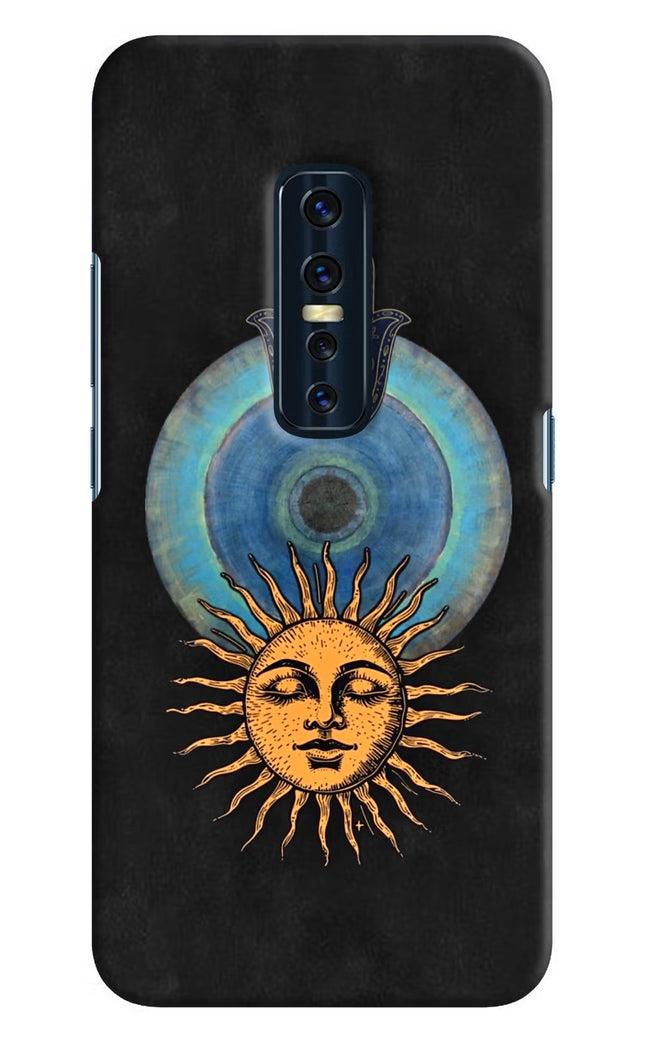 Divine Sun Vivo V17 Pro Hard Case Back Cover by Casekaro
