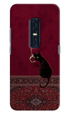 Midnight Cat Vivo V17 Pro Hard Case Back Cover by Casekaro