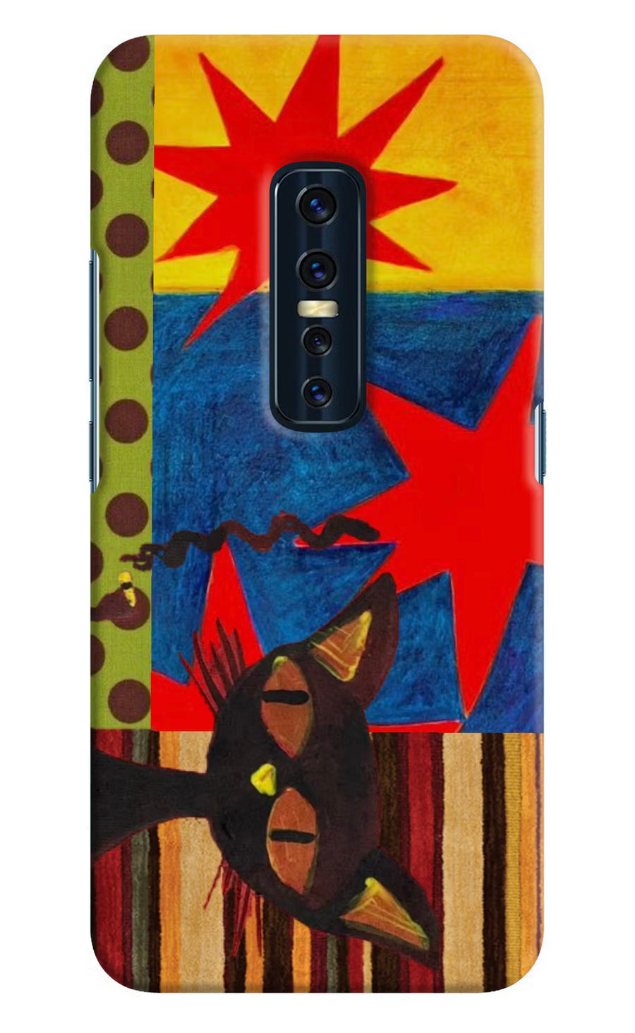 Pop Cat Vivo V17 Pro Back Cover, Hard case