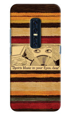 Vinyl Stripes Vivo V17 Pro Hard Case Back Cover by Casekaro