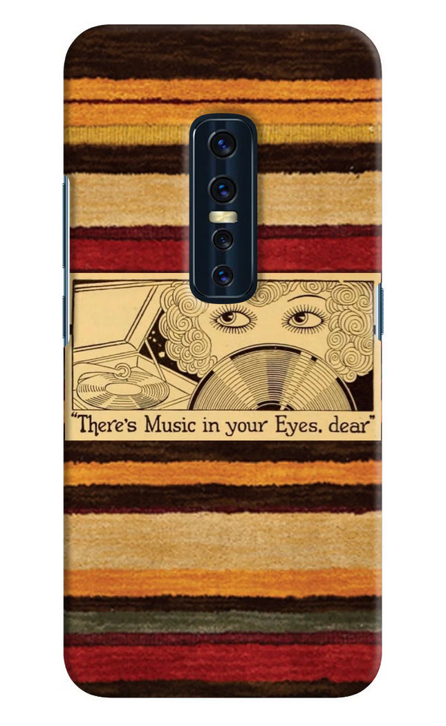 Vinyl Stripes Vivo V17 Pro Hard Case Back Cover by Casekaro