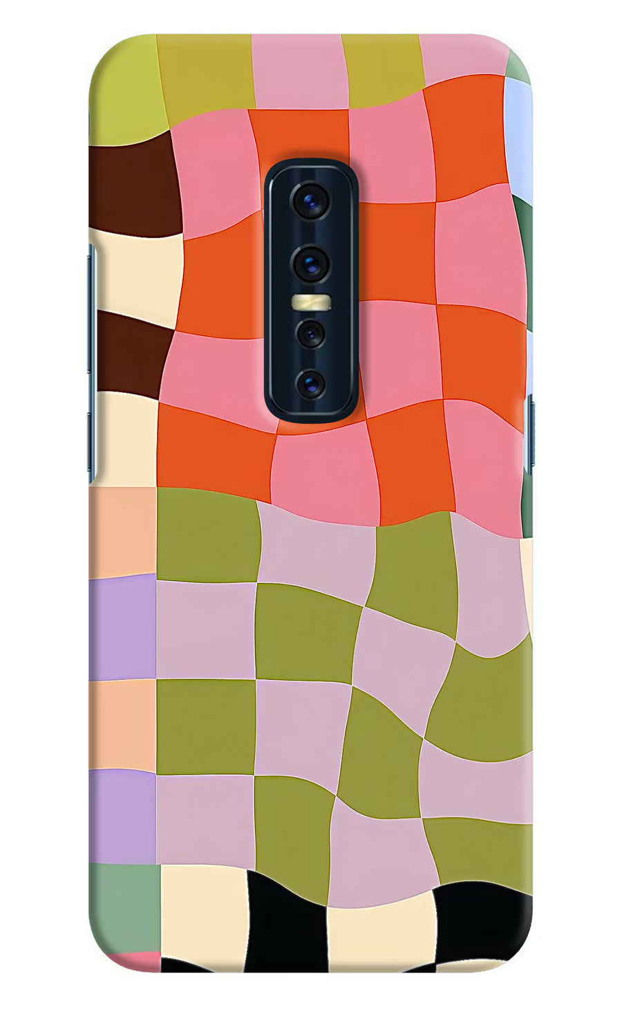 Wavy Grid Vivo V17 Pro Back Cover, Hard case
