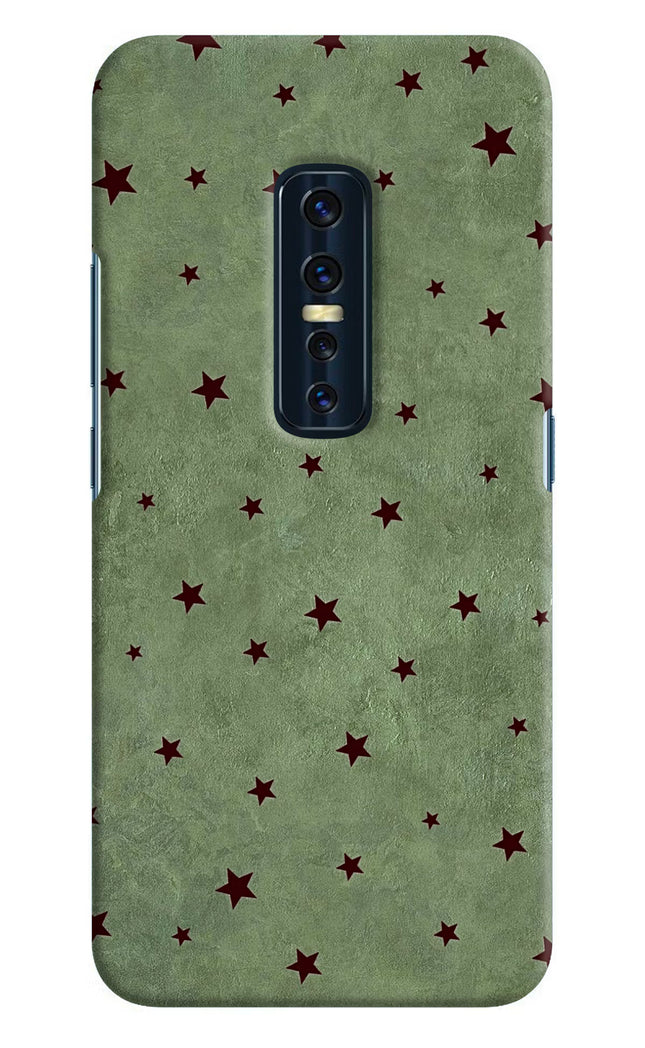 Green Stars Vivo V17 Pro Hard Case Back Cover by Casekaro