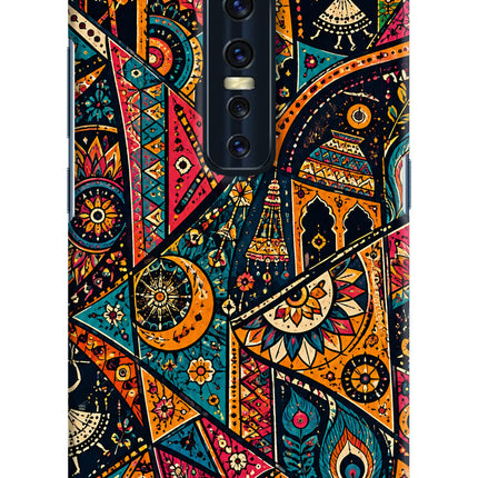Folk Print Vivo V17 Pro Back Cover