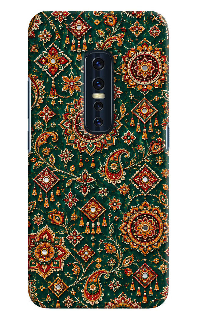 Green Pataka Vivo V17 Pro Hard Case Back Cover by Casekaro