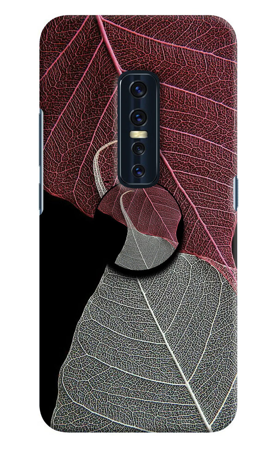 Leaf Pattern Vivo V17 Pro Pop Case, Hard case