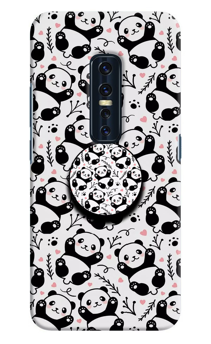 Cute Panda Vivo V17 Pro Pop Case, Hard case