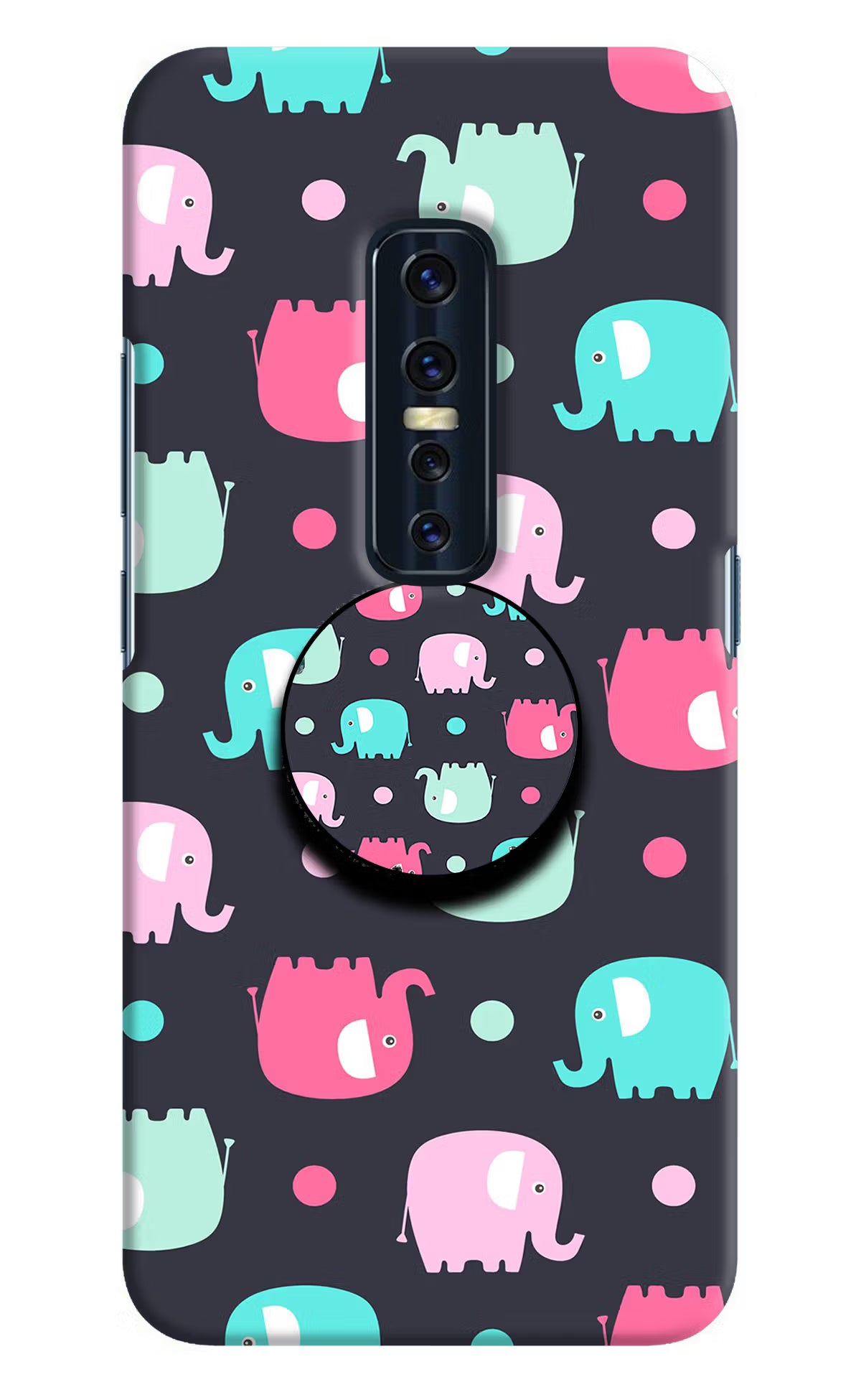 Baby Elephants Vivo V17 Pro Pop Case by Casekaro