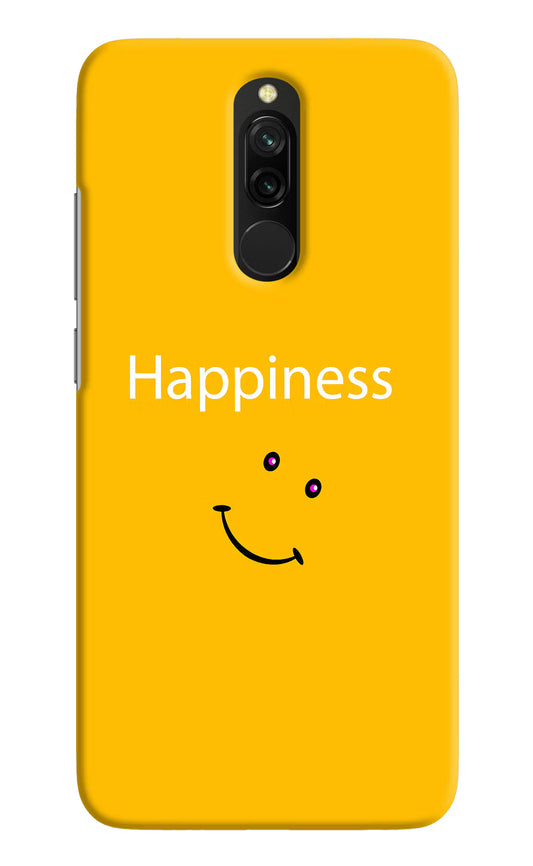 Happiness With Smiley Redmi 8 Hard Case Back Cover by Casekaro