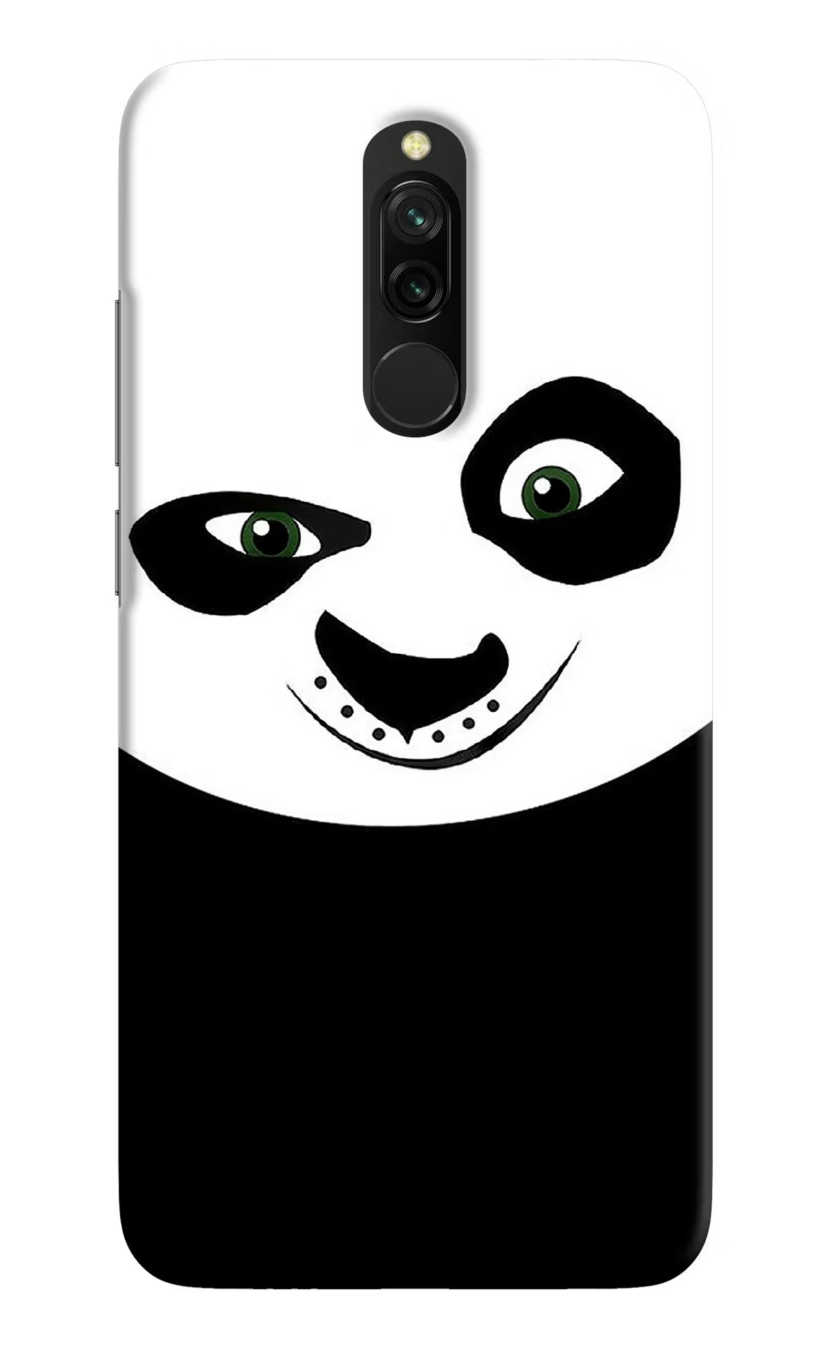 Panda Redmi 8 Hard Case Back Cover by Casekaro
