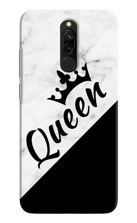 Queen Redmi 8 Hard Case Back Cover by Casekaro