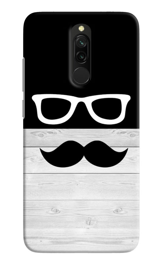 Mustache Redmi 8 Hard Case Back Cover by Casekaro