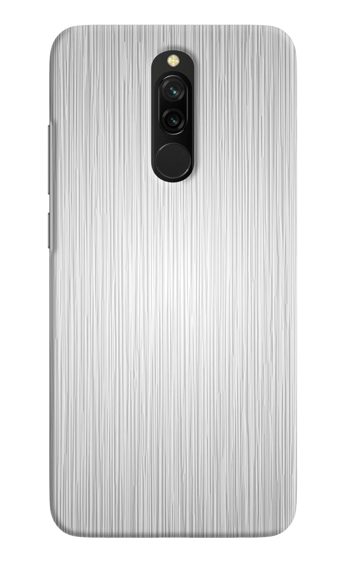 Wooden Grey Texture Redmi 8 Hard Case Back Cover by Casekaro