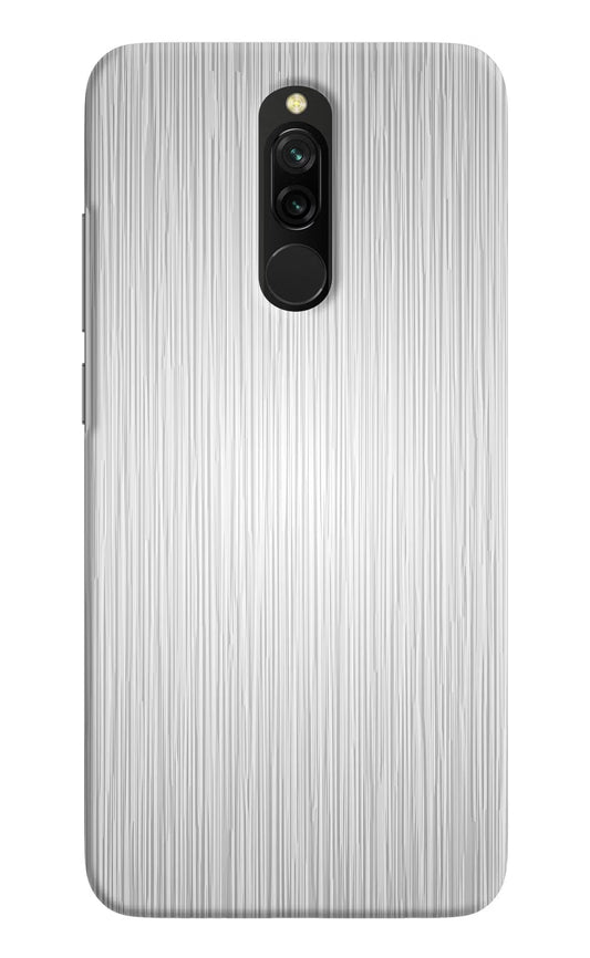 Wooden Grey Texture Redmi 8 Hard Case Back Cover by Casekaro