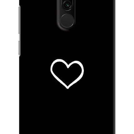 Heart Redmi 8 Hard Case Back Cover by Casekaro