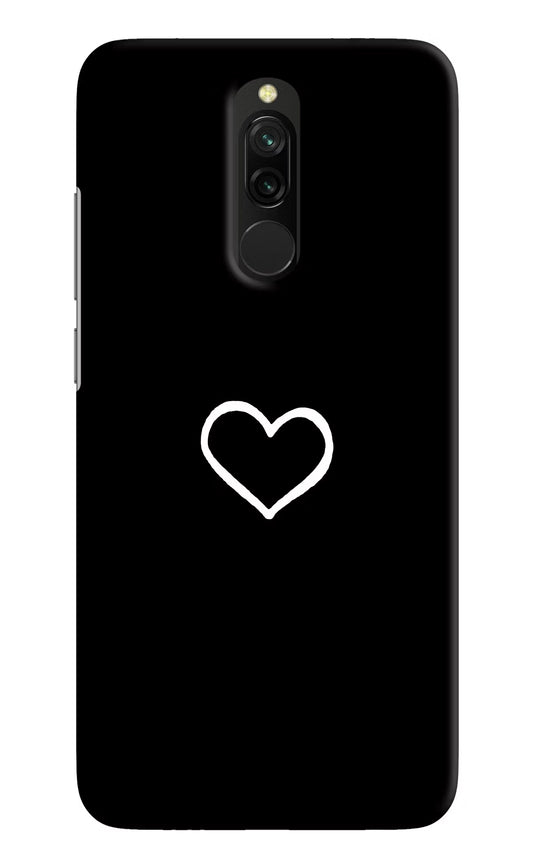 Heart Redmi 8 Hard Case Back Cover by Casekaro