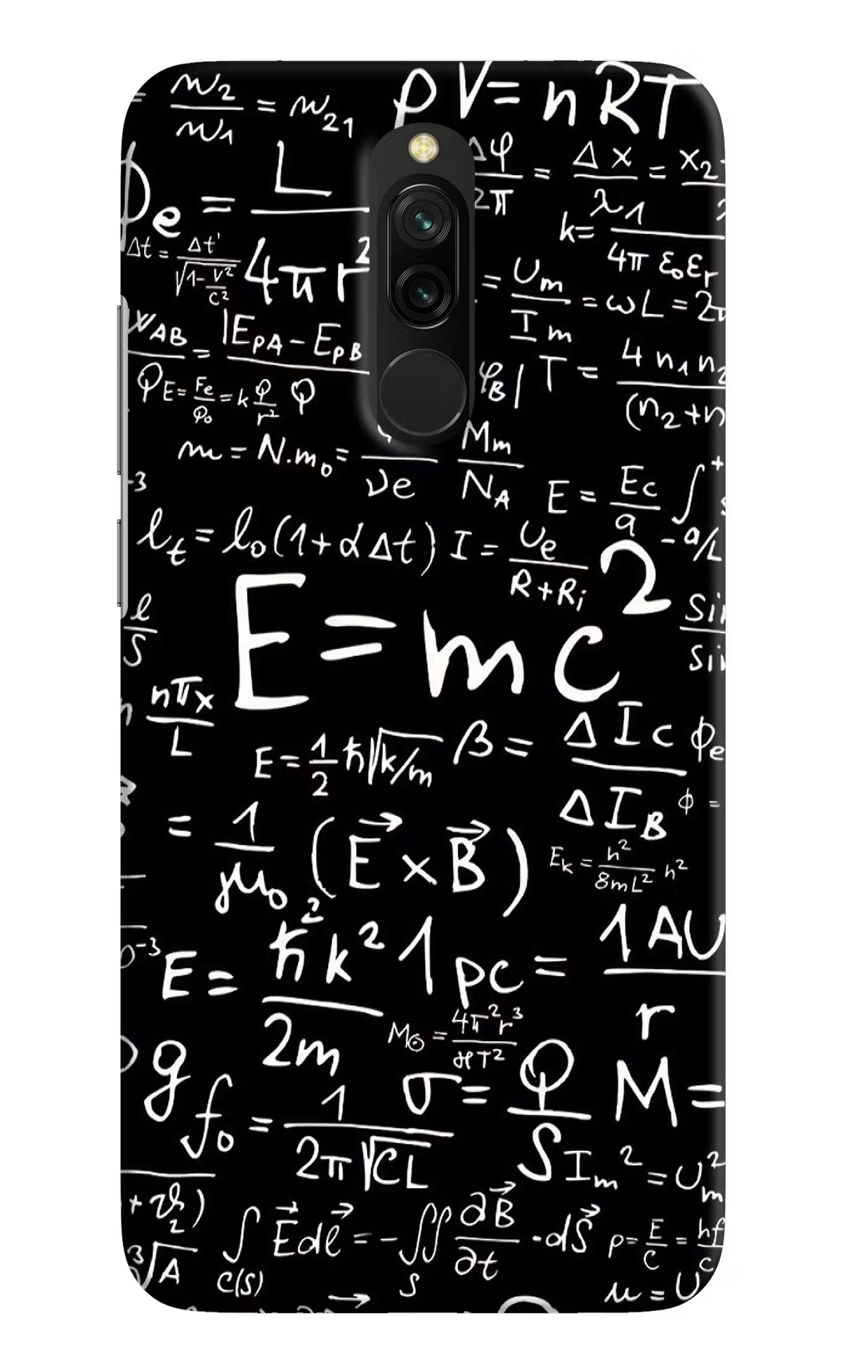 Physics Formula Redmi 8 Hard Case Back Cover by Casekaro