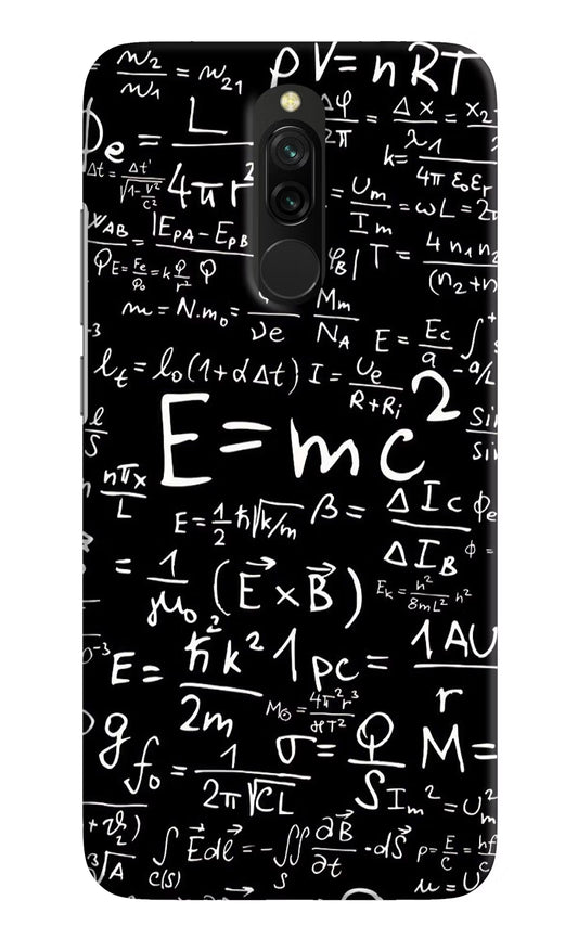 Physics Formula Redmi 8 Hard Case Back Cover by Casekaro