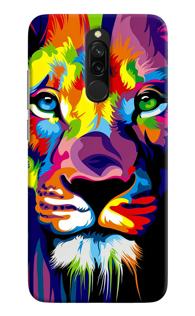 Lion Redmi 8 Hard Case Back Cover by Casekaro