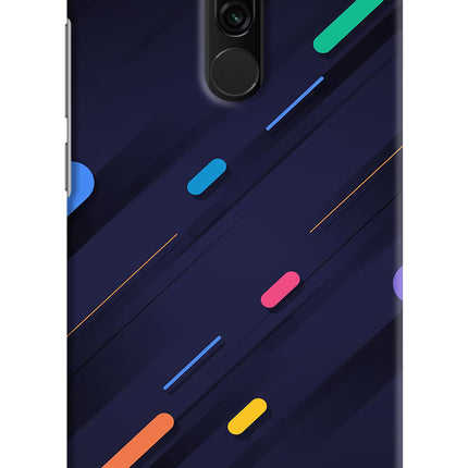 Abstract Design Redmi 8 Hard Case Back Cover by Casekaro