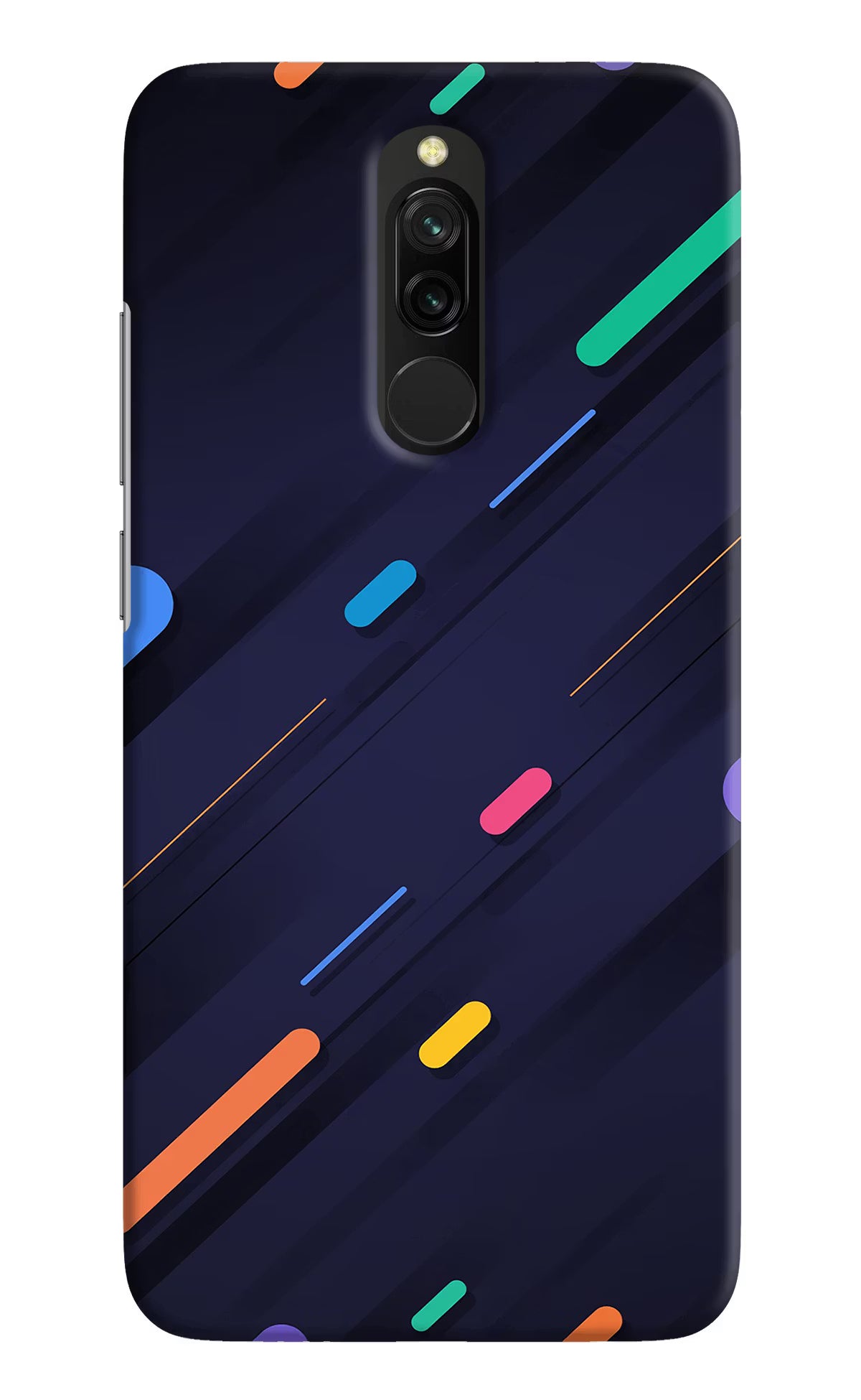 Abstract Design Redmi 8 Hard Case Back Cover by Casekaro