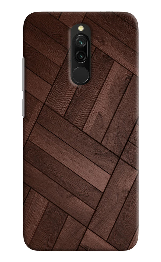 Wooden Texture Design Redmi 8 Hard Case Back Cover by Casekaro