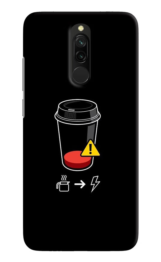 Coffee Redmi 8 Hard Case Back Cover by Casekaro