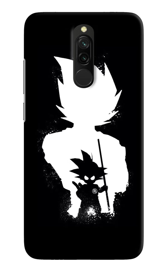 Goku Shadow Redmi 8 Hard Case Back Cover by Casekaro