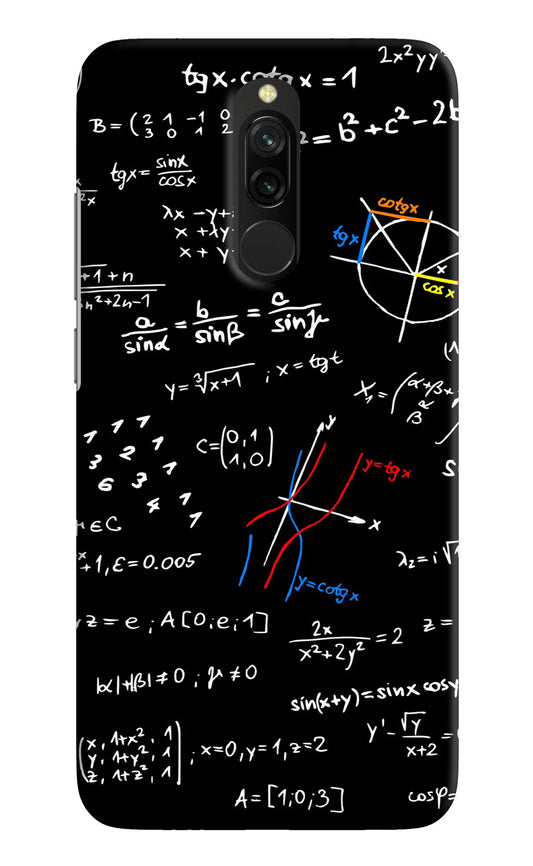 Mathematics Formula Redmi 8 Hard Case Back Cover by Casekaro