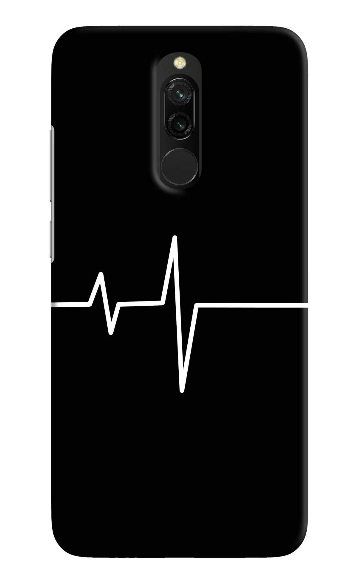 Heart Beats Redmi 8 Hard Case Back Cover by Casekaro