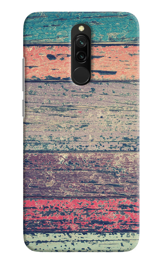 Colourful Wall Redmi 8 Hard Case Back Cover by Casekaro