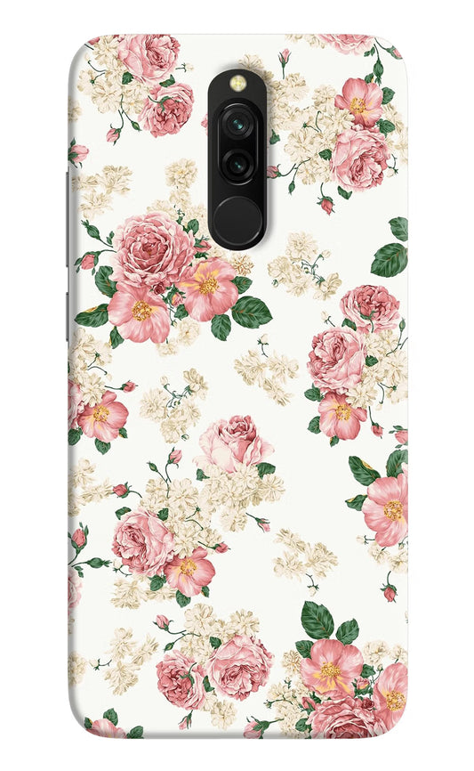 Flowers Redmi 8 Hard Case Back Cover by Casekaro
