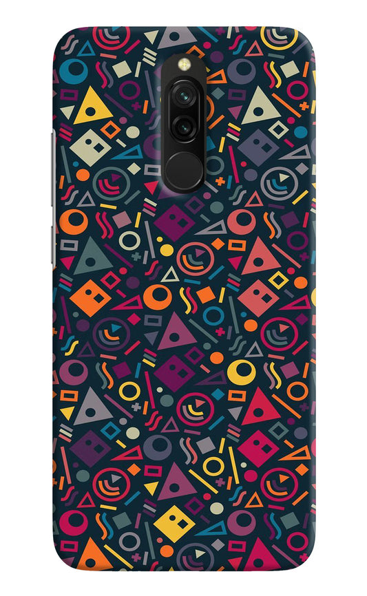 Geometric Abstract Redmi 8 Hard Case Back Cover by Casekaro