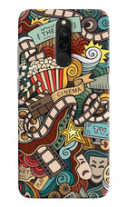 Cinema Abstract Redmi 8 Hard Case Back Cover by Casekaro