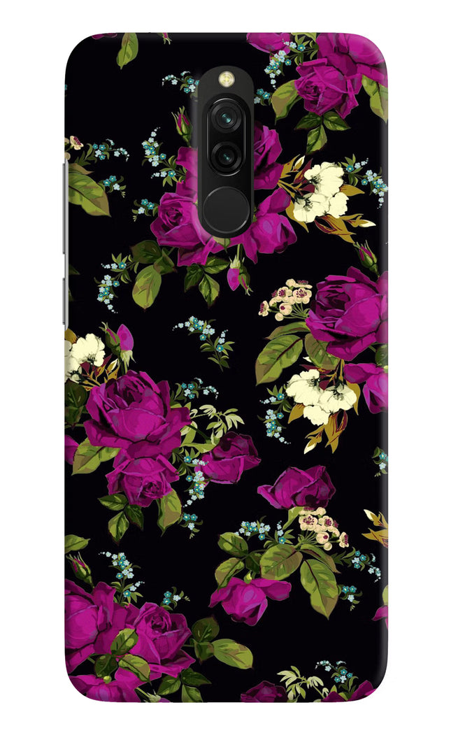 Flowers Redmi 8 Hard Case Back Cover by Casekaro
