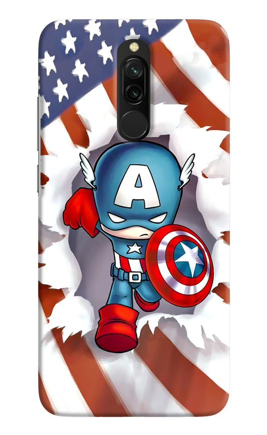 Captain America Redmi 8 Hard Case Back Cover by Casekaro