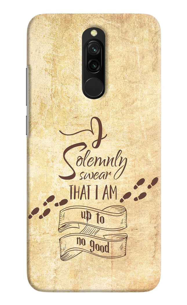 I Solemnly swear that i up to no good Redmi 8 Hard Case Back Cover by Casekaro