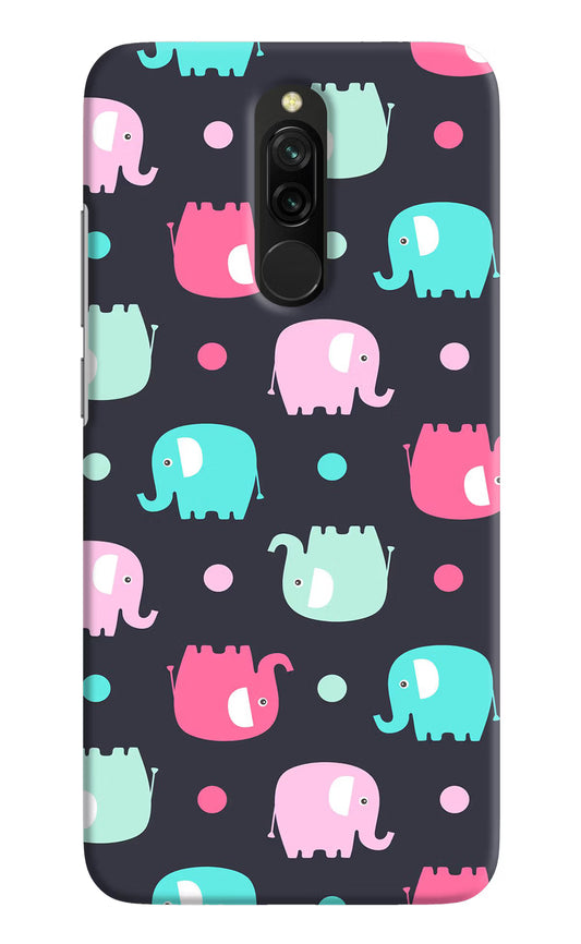 Elephants Redmi 8 Hard Case Back Cover by Casekaro