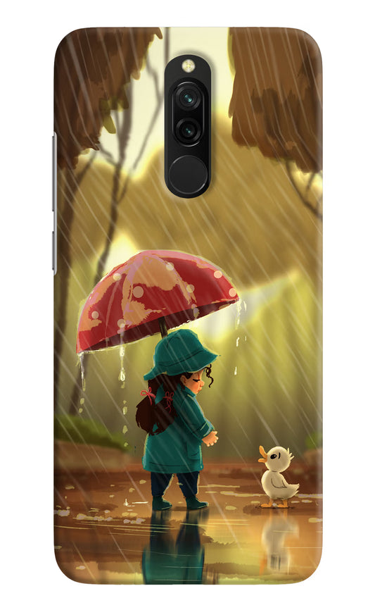 Rainy Day Redmi 8 Hard Case Back Cover by Casekaro