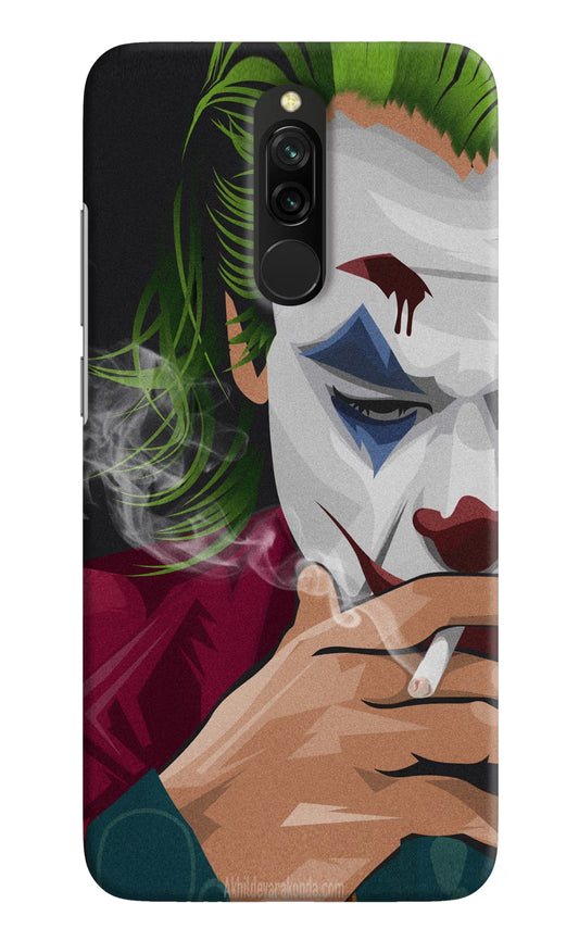 Joker Smoking Redmi 8 Hard Case Back Cover by Casekaro